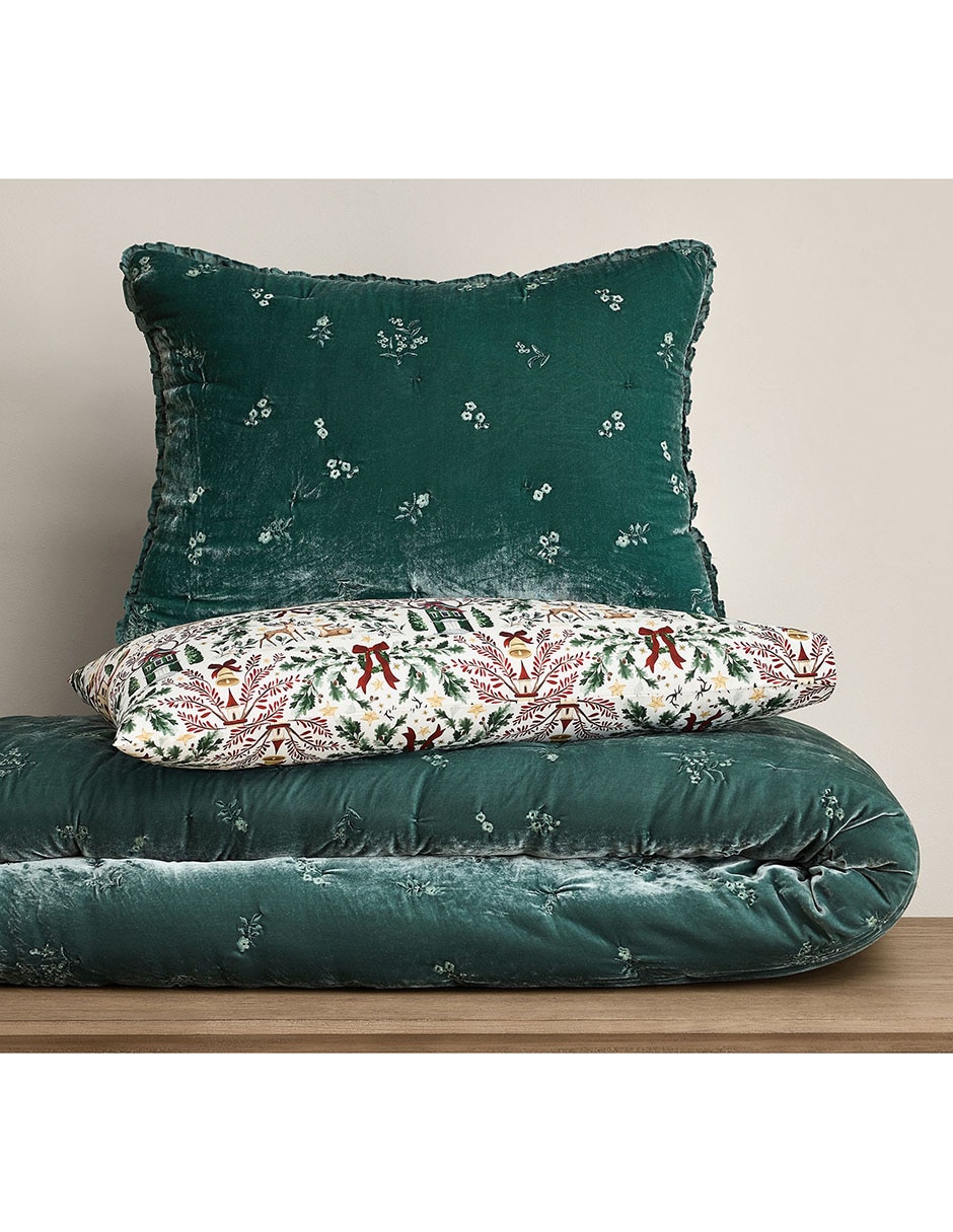 Funda para almohada Floral Velvet 2