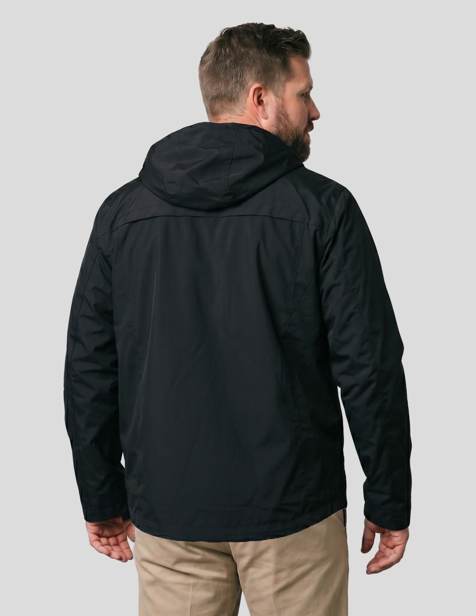 Chamarra casual con capucha para hombre 4