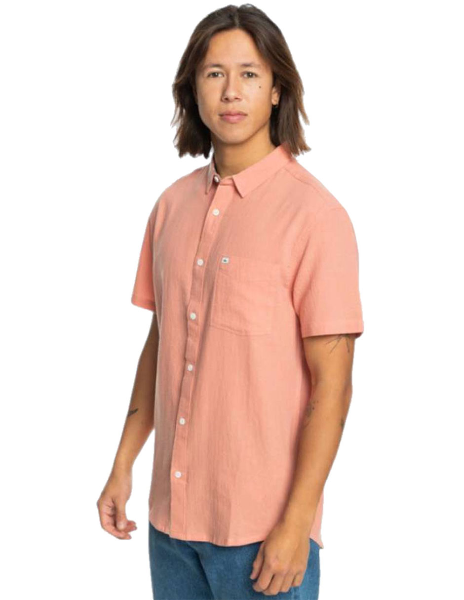 Camisa de algodón manga corta para hombre 2